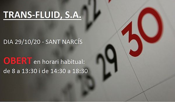 DIJOUS 29/10/20 - SANT NARCÍS OBERT en horari habitual